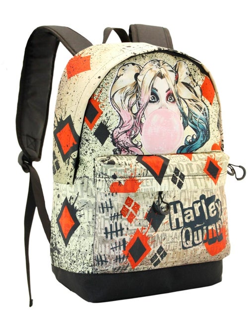 DC Comics Harley Quinn Mad Love Mochila HS FAN 2.2, Beige - Kiabi DC Comics Harley Quinn Mad Love Mochila HS FAN 2.2, Beige - Kiabi