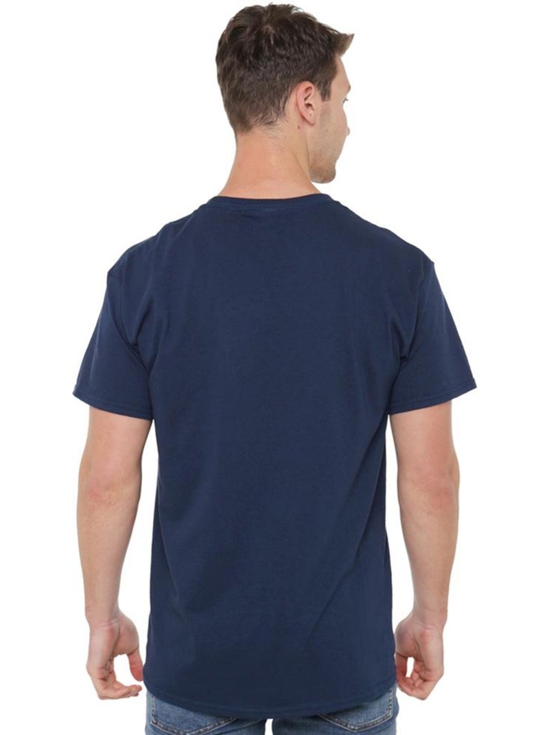 Deadpool - Camiseta Diseño Pintado para Adultos Unisex Azul marino - Kiabi