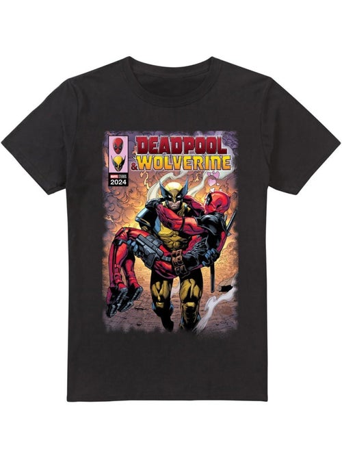 Deadpool & Wolverine - Camiseta Wolverine Saves Deadpool Cómic para Hombre - Kiabi