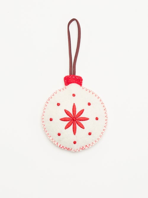 Decoración de Navidad de fieltro - Kiabi