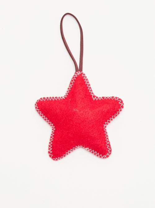 Decoración de Navidad de fieltro - Kiabi