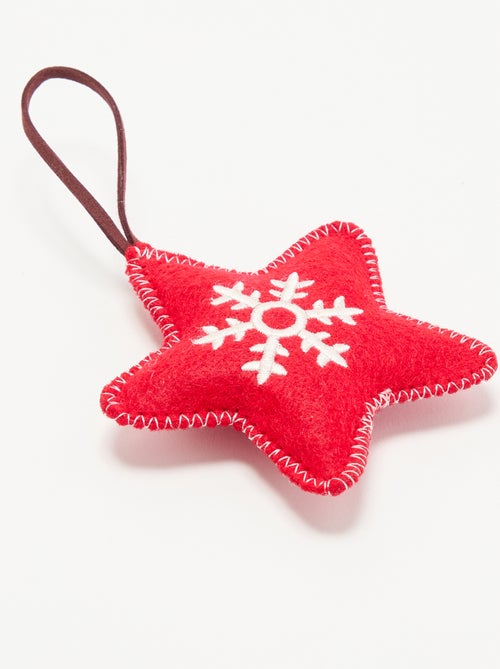 Decoración de Navidad de fieltro - Kiabi