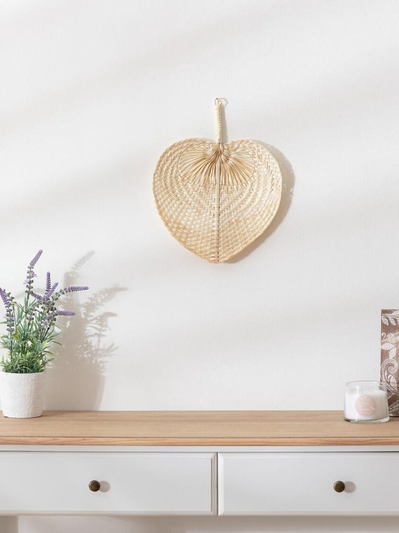 Decoración de pared con abanicos balineses Beige - Kiabi