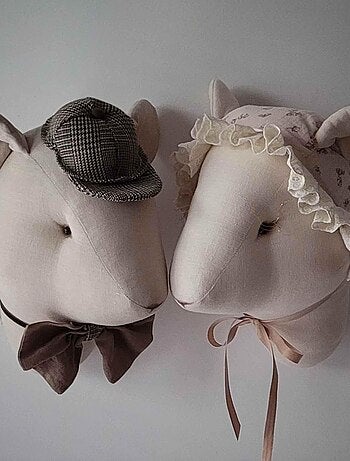 Decoración de pared infantil de lino - SEVIRA KIDS