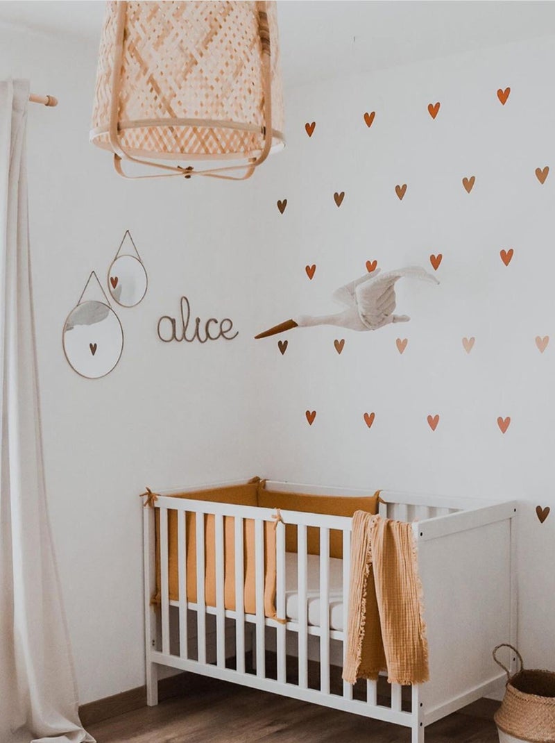 Decoración de pared infantil de lino cigüeña | SEVIRA KIDS Beige - Kiabi