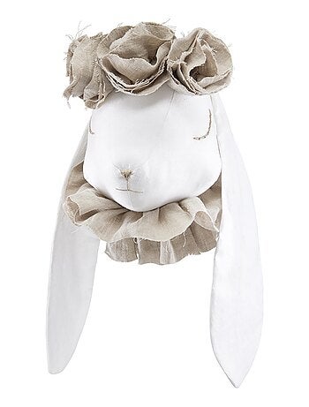 Decoración de pared infantil de lino conejo | SEVIRA KIDS