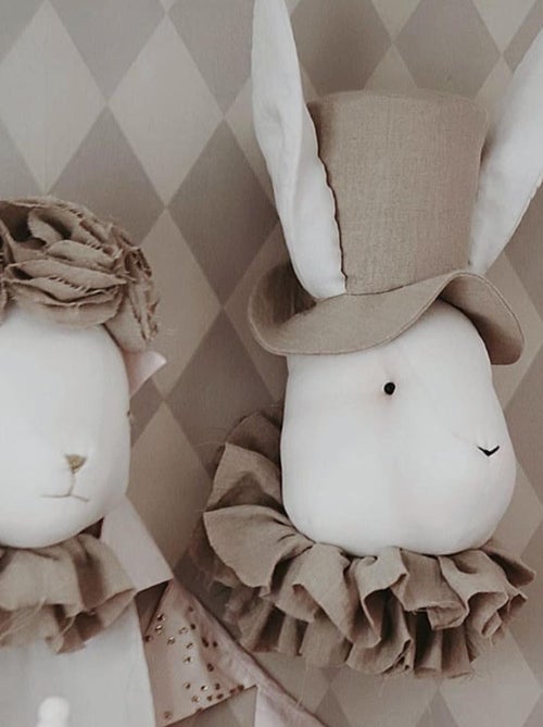 Decoración de pared infantil de lino conejo | SEVIRA KIDS - Kiabi