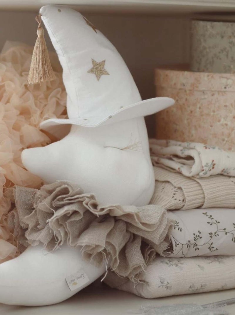 Decoración de pared infantil de lino luna | SEVIRA KIDS Blanco - Kiabi