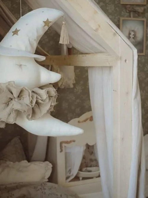 Decoración de pared infantil de lino luna | SEVIRA KIDS - Kiabi