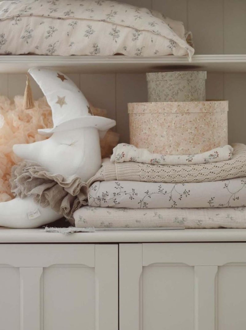 Decoración de pared infantil de lino luna | SEVIRA KIDS Blanco - Kiabi