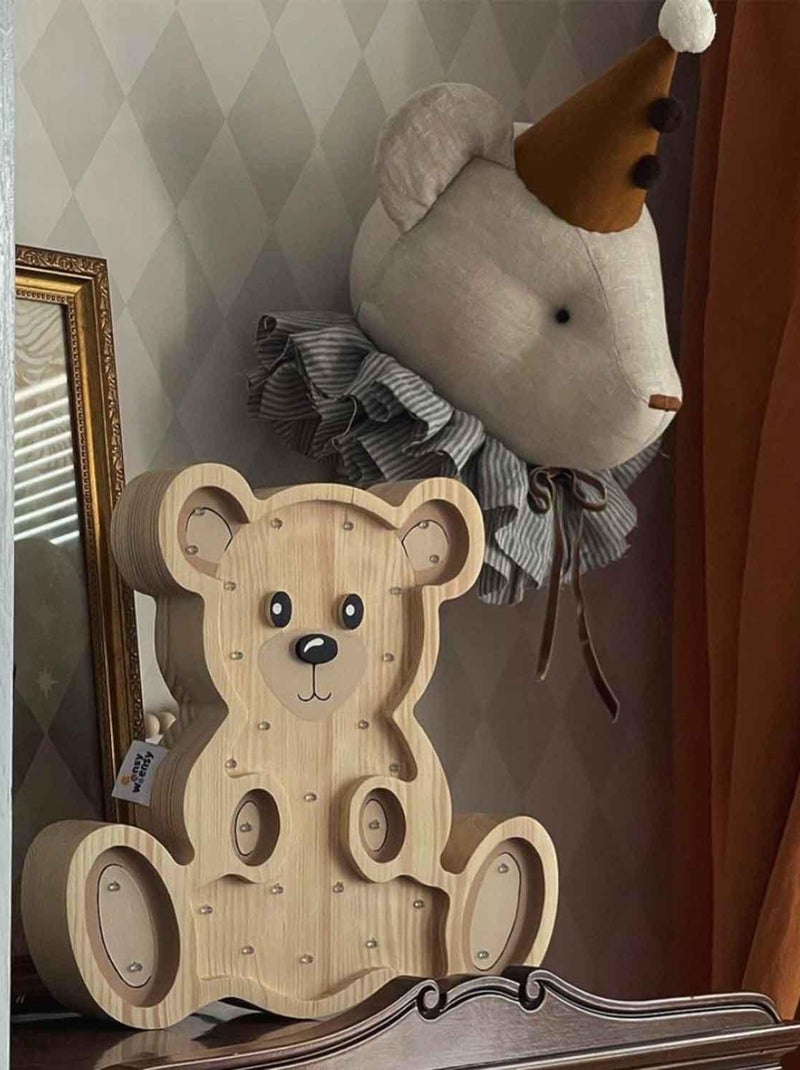 Decoración de pared infantil de lino oso | SEVIRA KIDS Beige - Kiabi