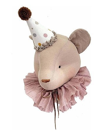 Decoración de pared infantil de lino oso | SEVIRA KIDS