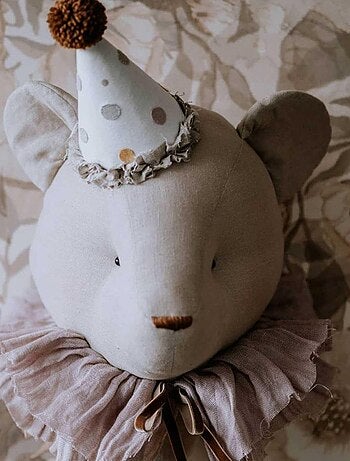 Decoración de pared infantil de lino oso | SEVIRA KIDS