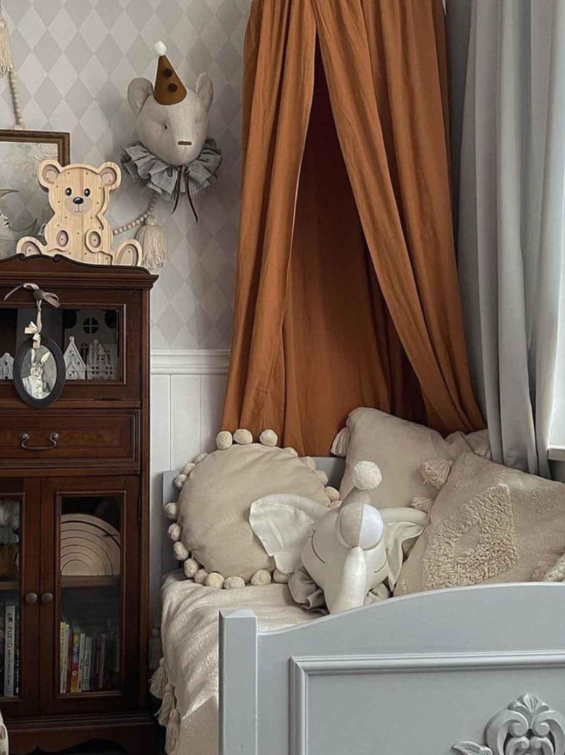 Decoración de pared infantil de lino oso | SEVIRA KIDS Gris - Kiabi