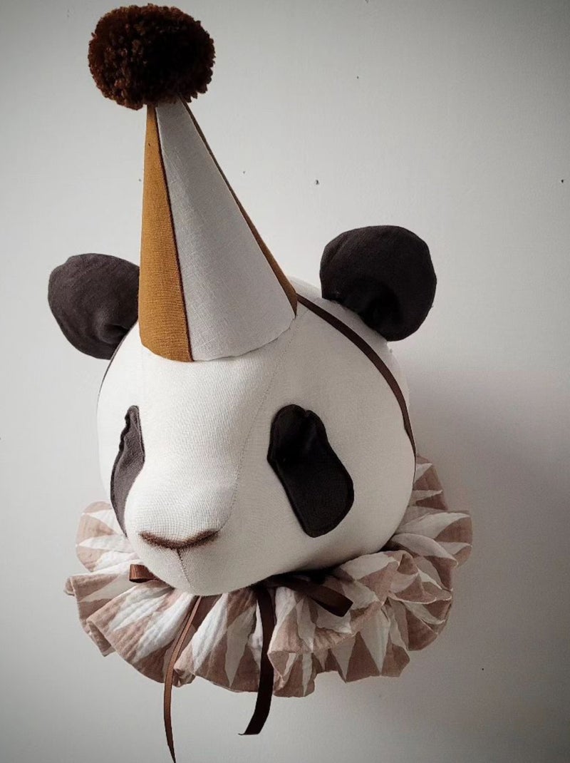 Decoración de pared infantil de lino panda | SEVIRA KIDS Beige - Kiabi
