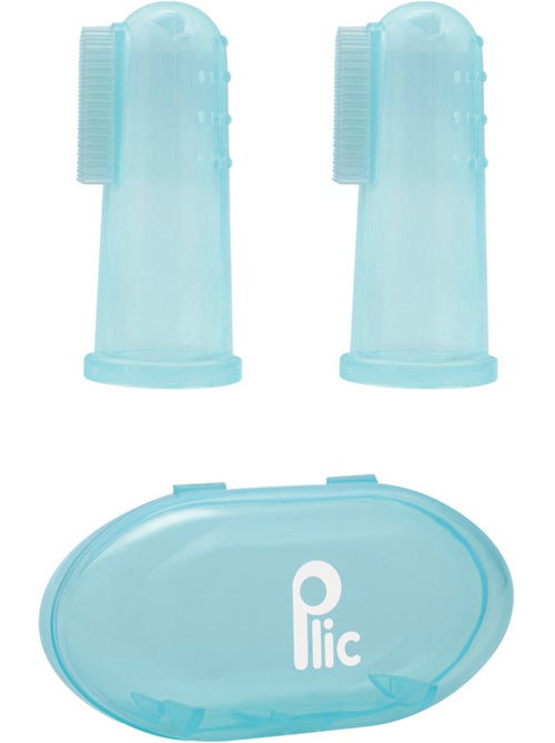 Dedal cepillo dental silicona bebé lote 2 - Kiabi