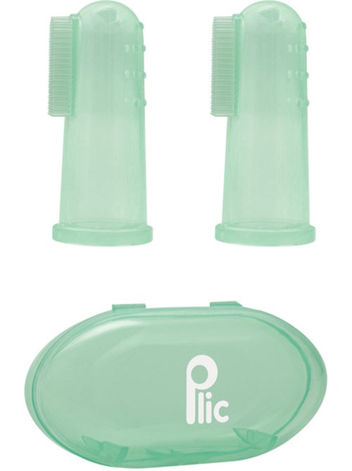 Dedal cepillo dental silicona bebé lote 2 - Kiabi