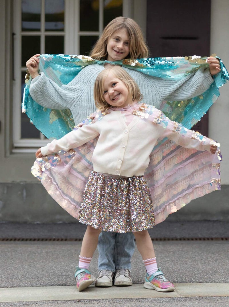 Déguisement infantil con capa brillante the 5th avenue | Great Pretenders Rosa - Kiabi