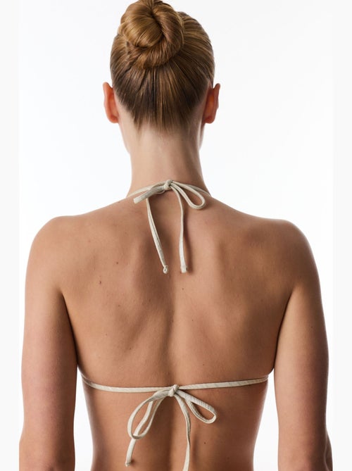 Deja top de bikini bandeau brillante penti - Kiabi Deja top de bikini bandeau brillante penti - Kiabi