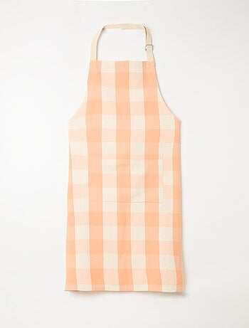 Delantal a cuadros