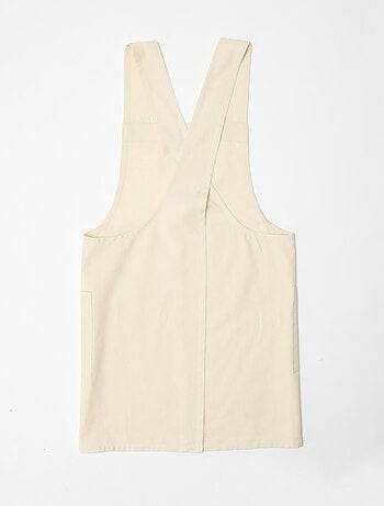 Delantal adulto estampado navideño de algodón 94x69 cm