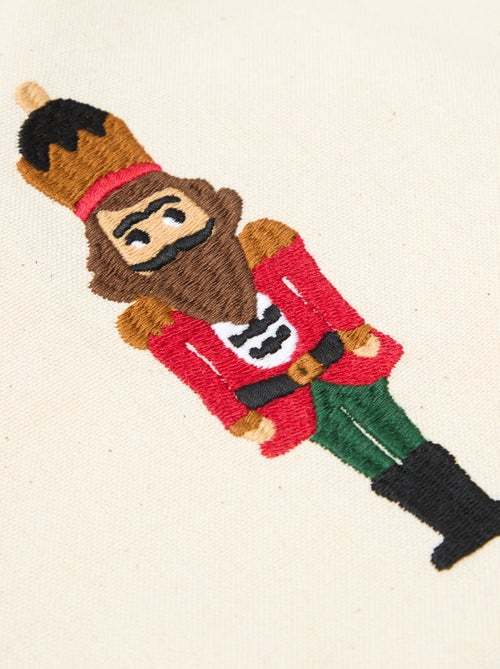 Delantal adulto estampado Navidad en algodón 94x69 cm - Kiabi