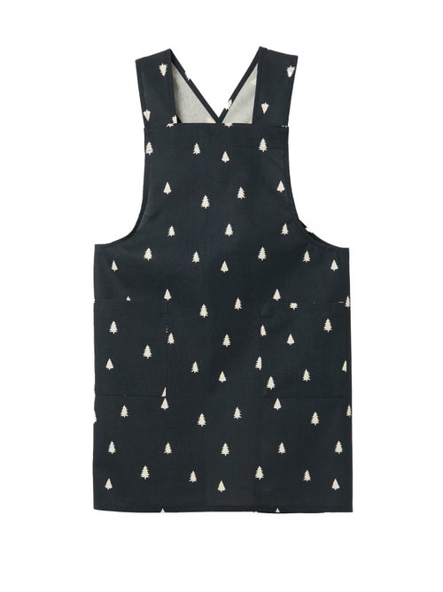 Delantal adulto estampado navideño en algodón 94x69 cm - Kiabi