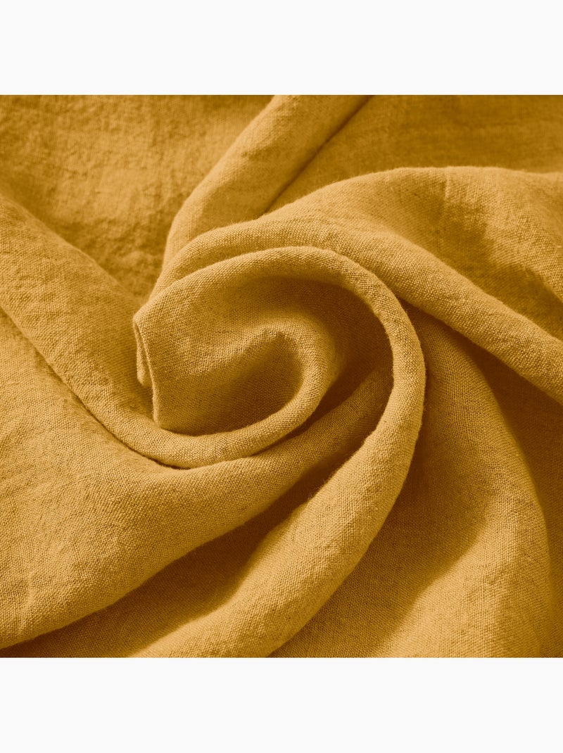 Delantal ajustable – lino lavado francés 160 g/m² – soline Amarillo - Kiabi