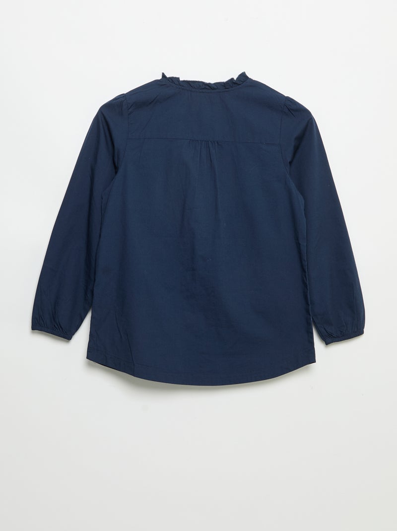 Delantal con broches Azul - Kiabi