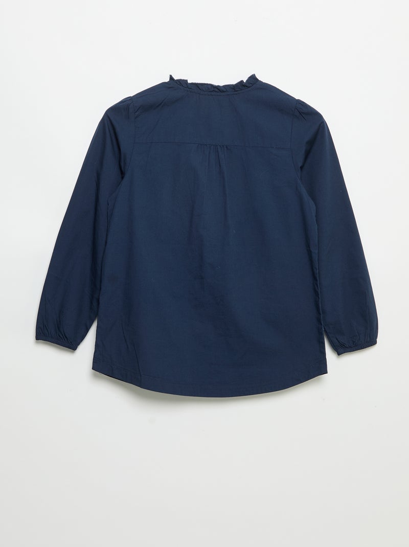 Delantal con broches Azul - Kiabi