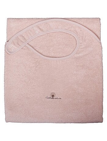 Delantal de baño de rizo de algodón orgánico