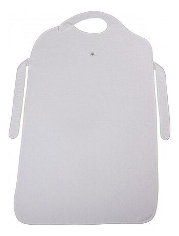 Delantal de baño de rizo de algodón orgánico