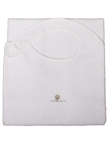 Delantal de baño de rizo de algodón orgánico