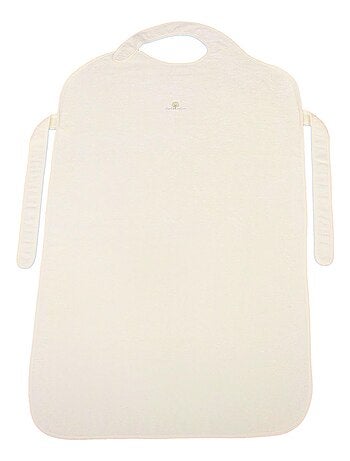 Delantal de baño de rizo de algodón orgánico