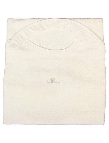 Delantal de baño de rizo de algodón orgánico