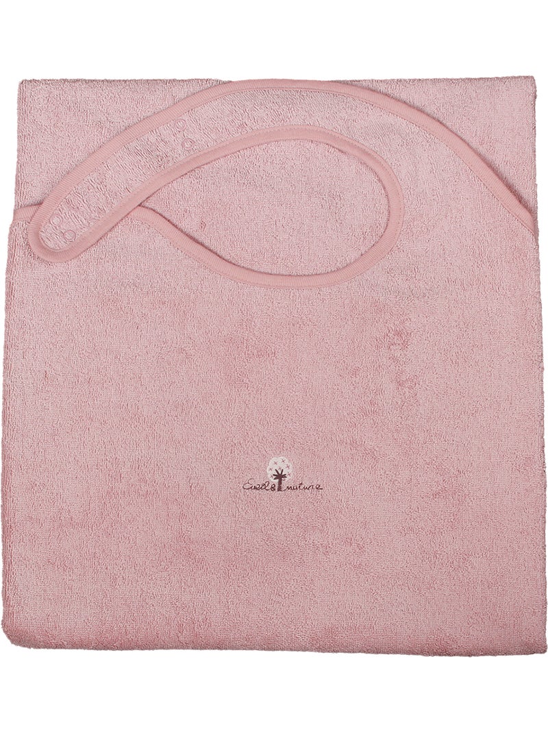Delantal de baño de rizo de algodón orgánico Palo de rosa - Kiabi