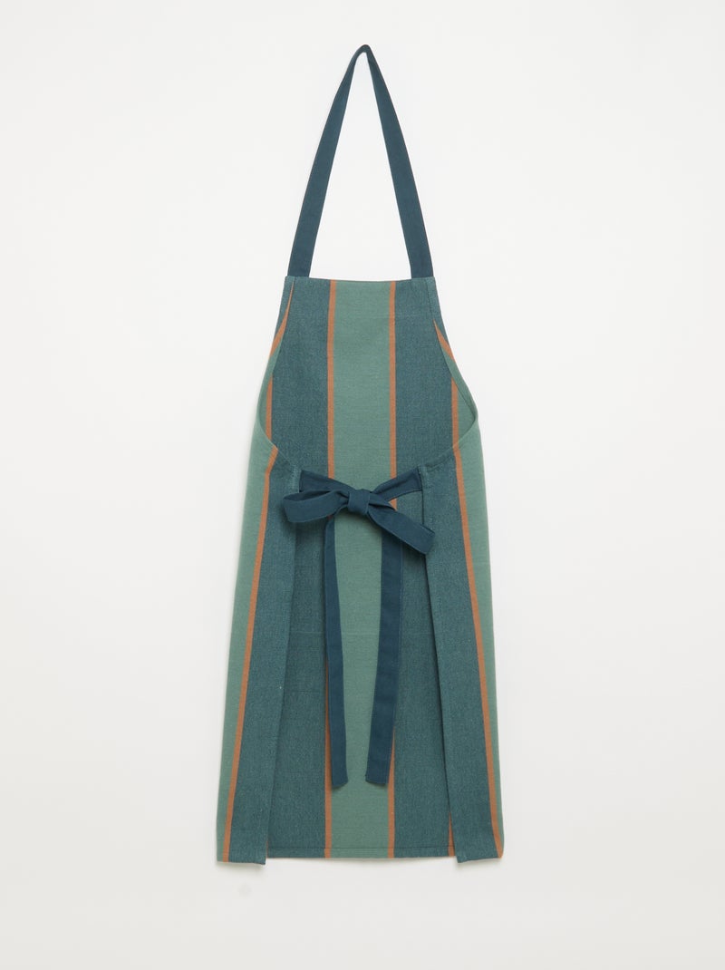 Delantal de cocina a cuadros - KIABI Home Verde - Kiabi