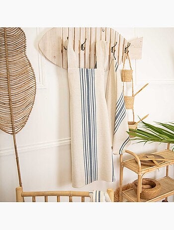 Delantal de cocina a rayas Polyline