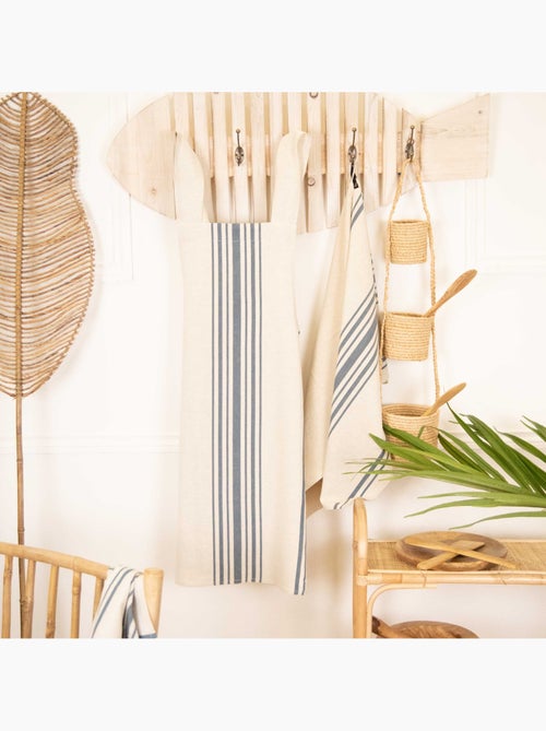 Delantal de cocina a rayas Polyline - Kiabi