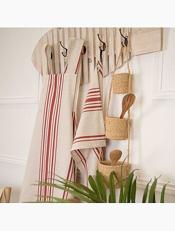 Delantal de cocina a rayas Polyline