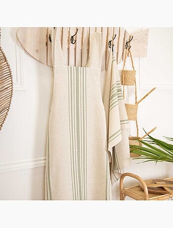 Delantal de cocina a rayas Polyline