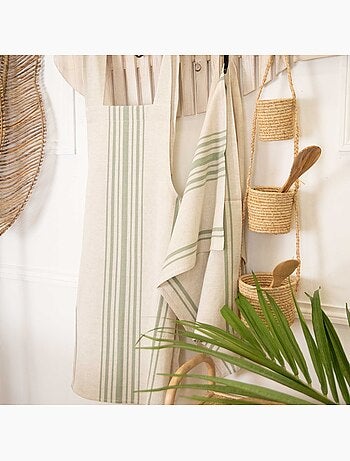 Delantal de cocina a rayas Polyline