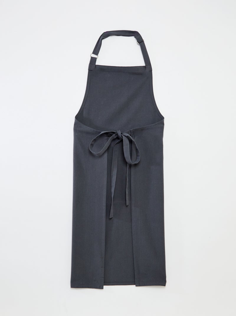 Delantal de cocina de algodón GRIS - Kiabi