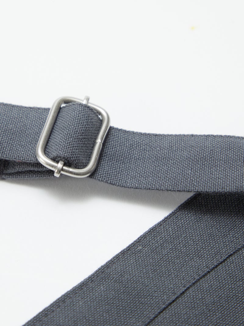 Delantal de cocina de algodón GRIS - Kiabi