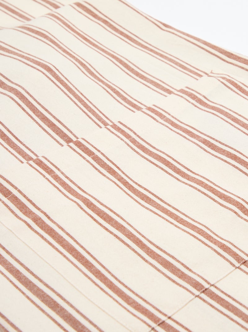 Delantal de cocina de algodón Marron - Kiabi