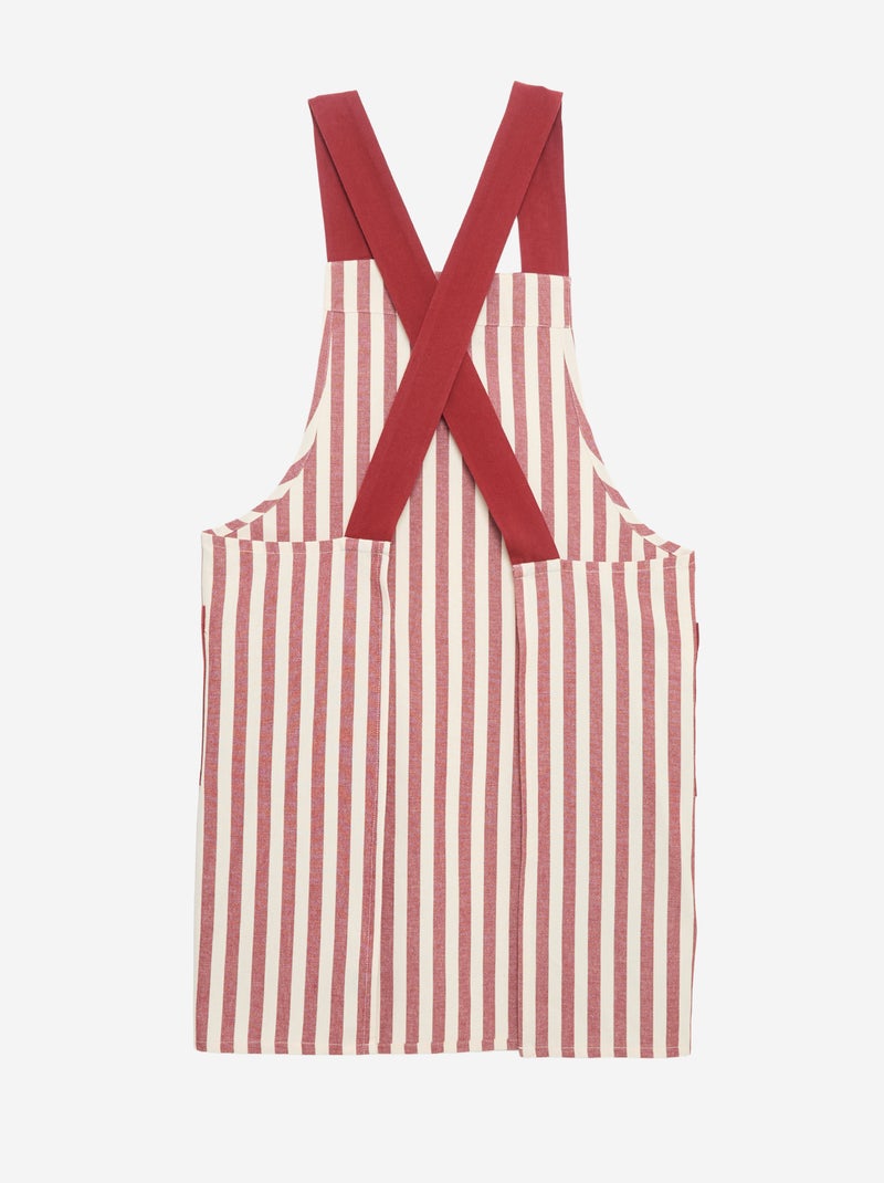 Delantal de cocina estampado Rojo - Kiabi