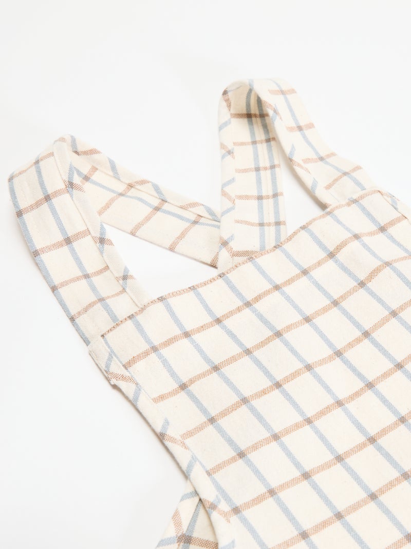 Delantal de cocina japonés estampado para niños Azul - Kiabi