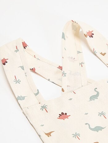 Delantal de cocina japonés estampado para niños