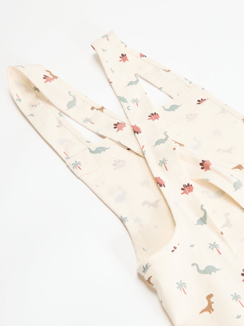 Delantal de cocina japonés estampado para niños Azul - Kiabi