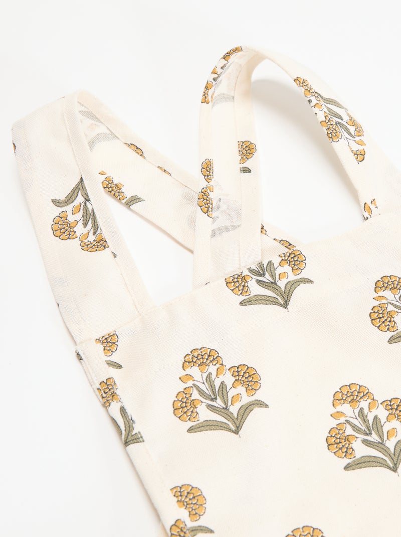 Delantal de cocina japonés estampado para niños Verde - Kiabi
